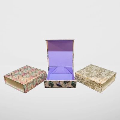 [ATOZ92-1] 9 Cavity Gift Box 6 x 6 | 2 Pcs - GOLD
