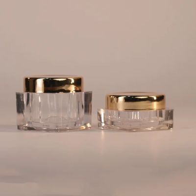 [ATOZ87-2] San Jar Square With Gold Cap | 10 Pcs - 15 GM