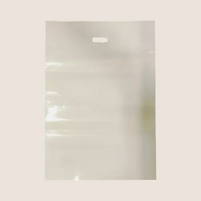 [ATOZ43-1] Milky White LD Bag | With Handle | 1 Kg - 16 X 19 INCH