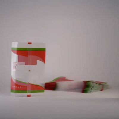 [ATOZ35.5] Centre Sealed Pouch Red and Green | 1 Kg - 10 X 14 INCH