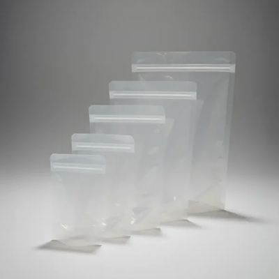 [ATOZ07.5] Transparent Standup Pouch With Zipper | 100 Pcs - 8.5 X 14 CM