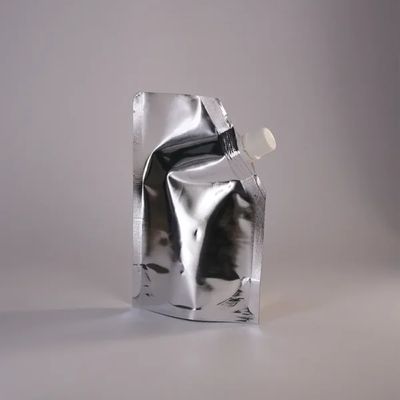 [ATOZ06.2] Silver Spout Pouch | 100 Pcs - 100 X 160 MM